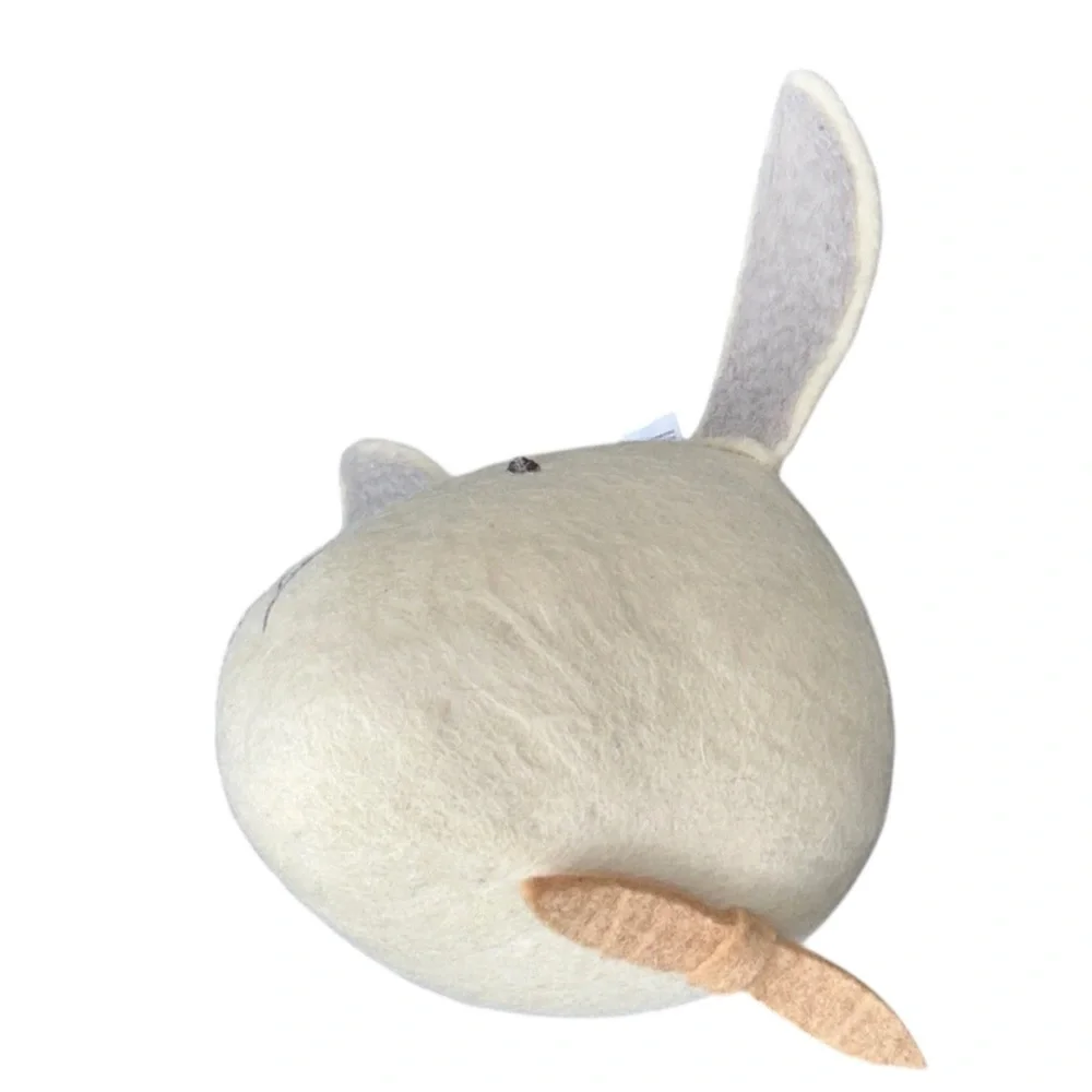Crate & kids felt bunny animal face room wall decor